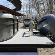 2026 Godfrey EX2286SBX Tripletoon - Charcoal/Lagoon
