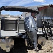 2026 Godfrey EX2286SBX Tripletoon - Charcoal/Lagoon