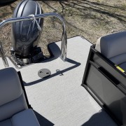 2026 Godfrey EX2286SBX Tripletoon - Charcoal/Lagoon