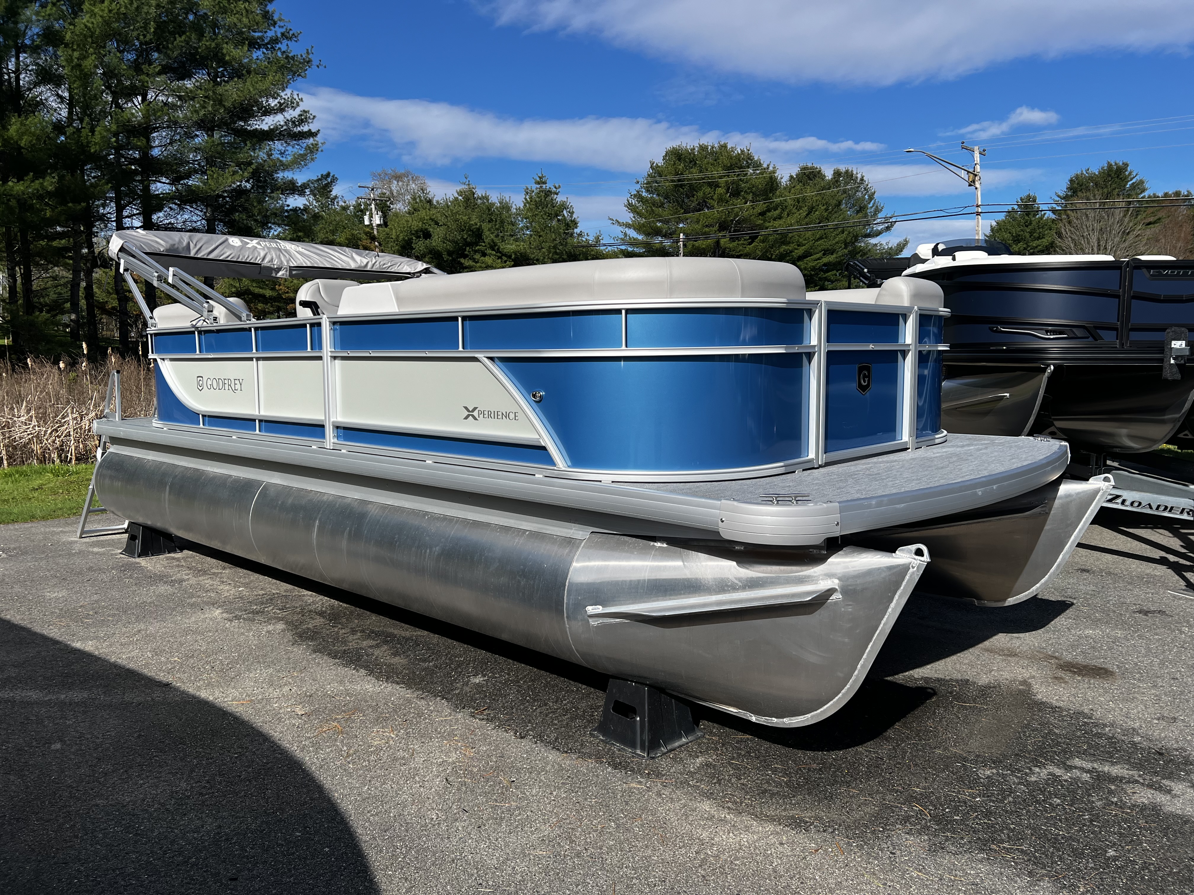 2026 Godfrey EX2086SBX Pontoon Boat - Oceanside/White