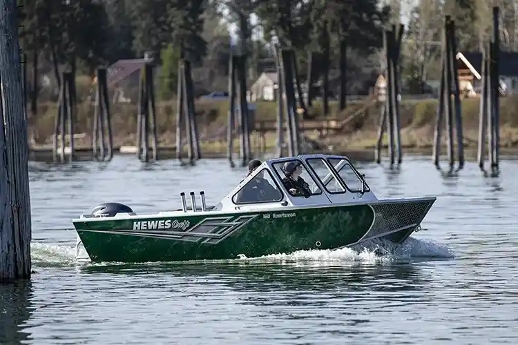 2027 Hewescraft Sportsman 180 - Oyster White / Steel Blue 