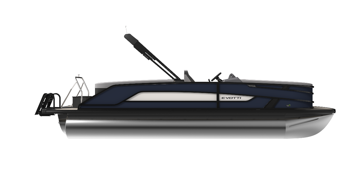 2026 Evotti 521CS Triple Pontoon - Blue/White