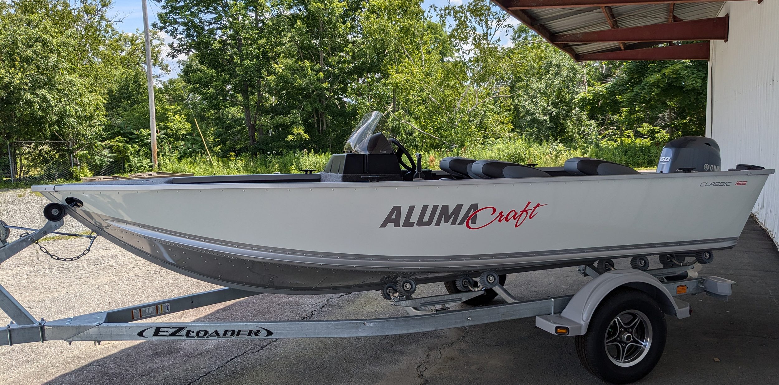 2024 Alumacraft Classic 165CS - Silver/White