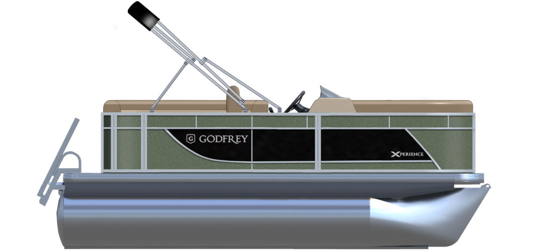 2026 Godfrey EX1680CX Poontoon Boat - Sage/Black 2026 Godfrey EX1680CX Poontoon Boat - Sage/Black