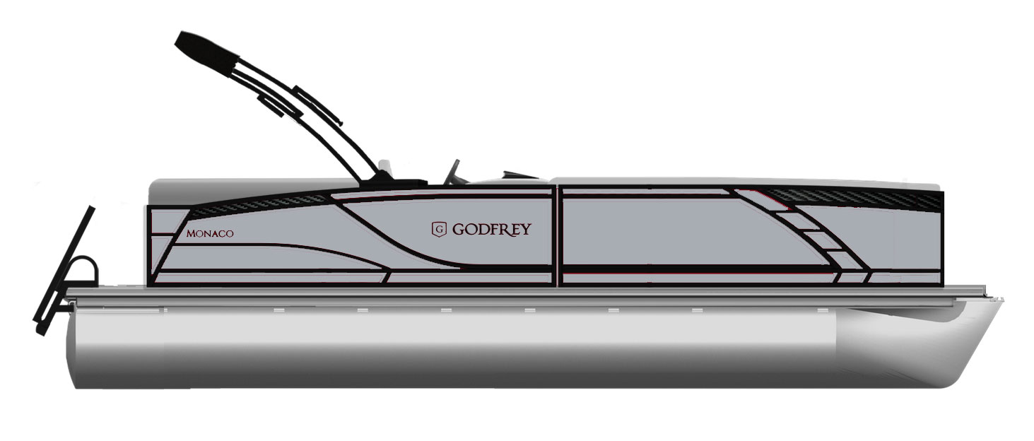 2026 Godfrey MC235SFL Triple Pontoon - Silver/Carbon Fiber 2026 Godfrey MC235SFL Triple Pontoon - Silver/Carbon Fiber