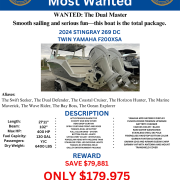 2024 Stingray 269DC - Oyster