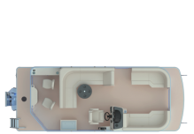 2026 Godfrey EX2286SBX Triple Pontoon Boat - Navy