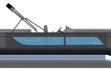 2026 Godfrey EX2286SBX Tripletoon - Charcoal/Lagoon