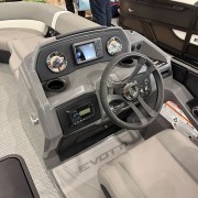 2026 Evotti 521QL Triple Pontoon Boat - Black/White